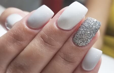 Acrylic with Gel Polish